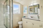 Upstairs Hall Bathroom at Beach Haven Arch Cape
